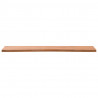 Blat do biurka, 110x(55-60)x2,5 cm, lite drewno bukowe