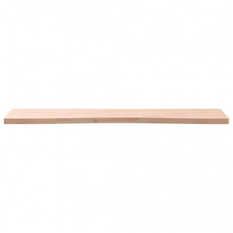 Blat do biurka, 100x(55-60)x2,5 cm, lite drewno bukowe