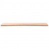 Blat do biurka, 100x(55-60)x2,5 cm, lite drewno bukowe