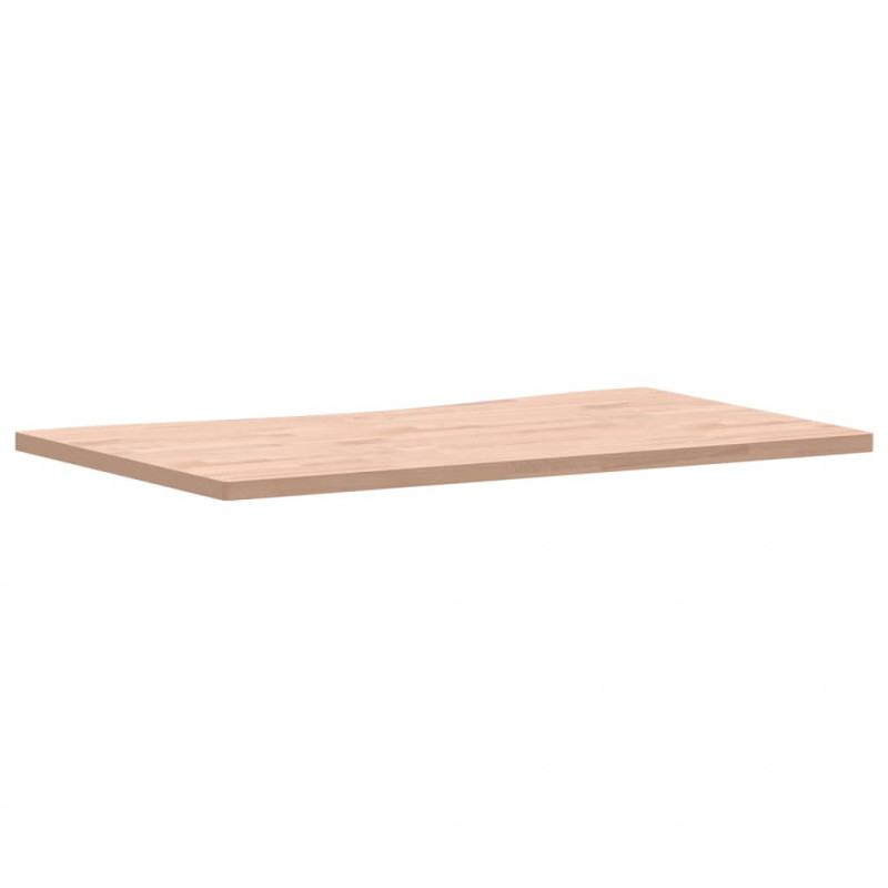Blat do biurka, 100x(55-60)x2,5 cm, lite drewno bukowe