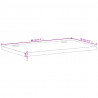 Blat do biurka, 80x40x4 cm, lite drewno bukowe