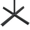 Parasol wiszący z LED, bordowy, 250x250 cm