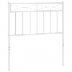 Metalowe wezgłowie, białe, 80 cm