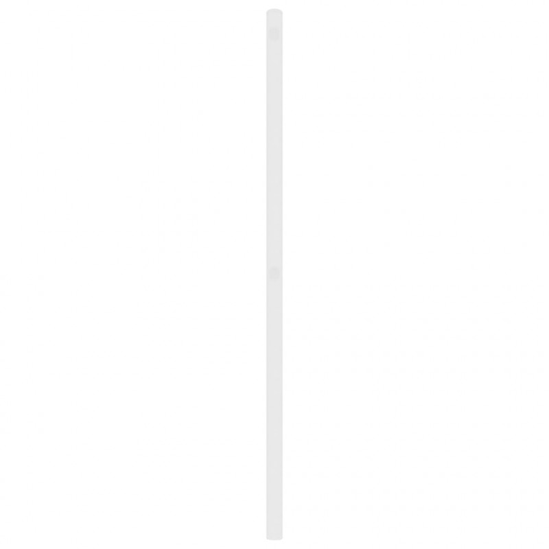 Metalowe wezgłowie, białe, 80 cm