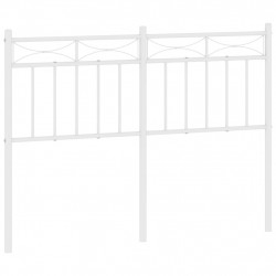 Metalowe wezgłowie, białe, 120 cm