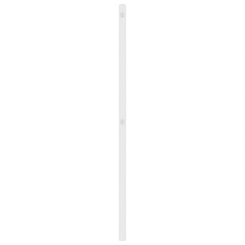 Metalowe wezgłowie, białe, 200 cm