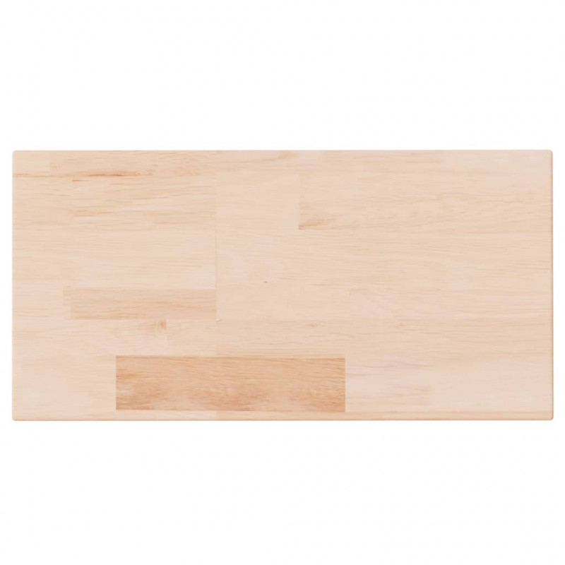 Półka, 40x20x2,5 cm, surowe lite drewno dębowe