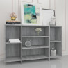 Szafka, szary dąb sonoma, 120x30x75 cm, materiał drewnopochodny
