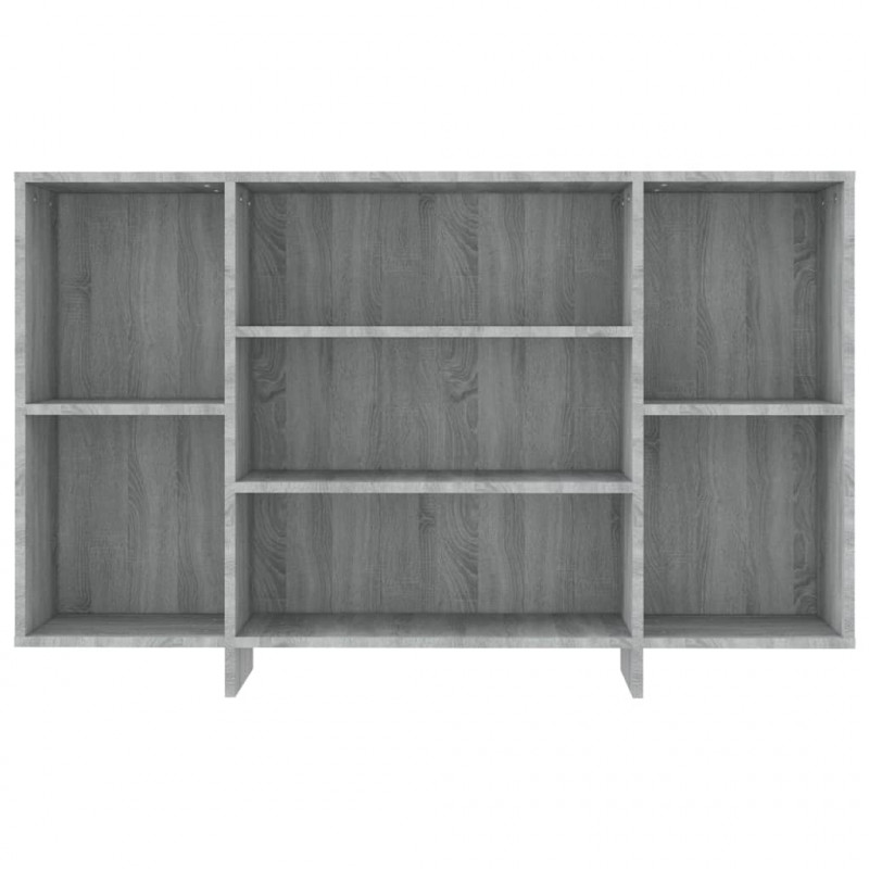 Szafka, szary dąb sonoma, 120x30x75 cm, materiał drewnopochodny
