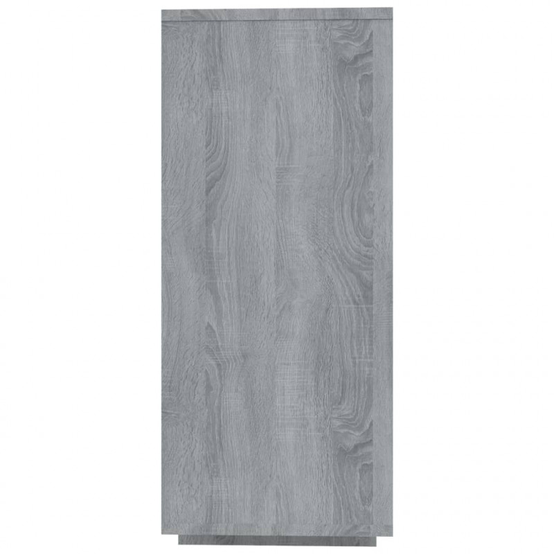 Szafka, szary dąb sonoma, 120x30x75 cm, materiał drewnopochodny