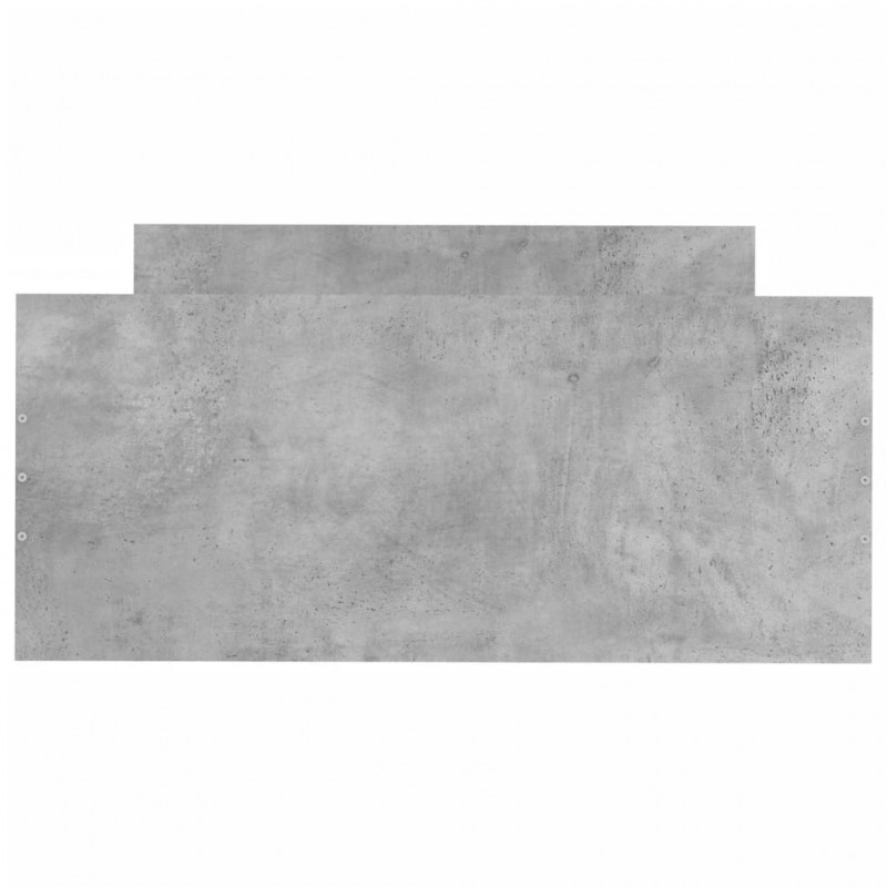 Rama łóżka, szarość betonu, 90x190 cm, materiał drewnopochodny