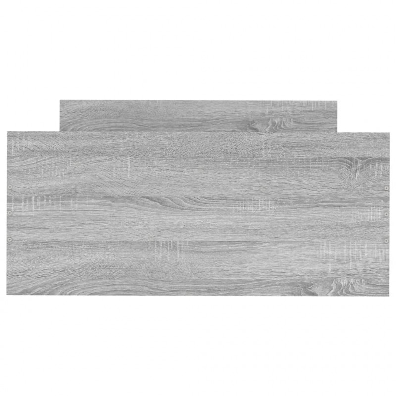 Rama łóżka, szary dąb sonoma, 100x200cm materiał drewnopochodny