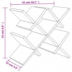 Stojak na 5 butelek wina, 41x15x25 cm, bambus