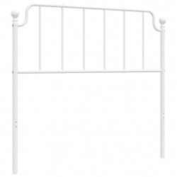 Metalowe wezgłowie, białe, 107 cm