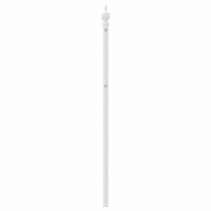 Metalowe wezgłowie, białe, 107 cm