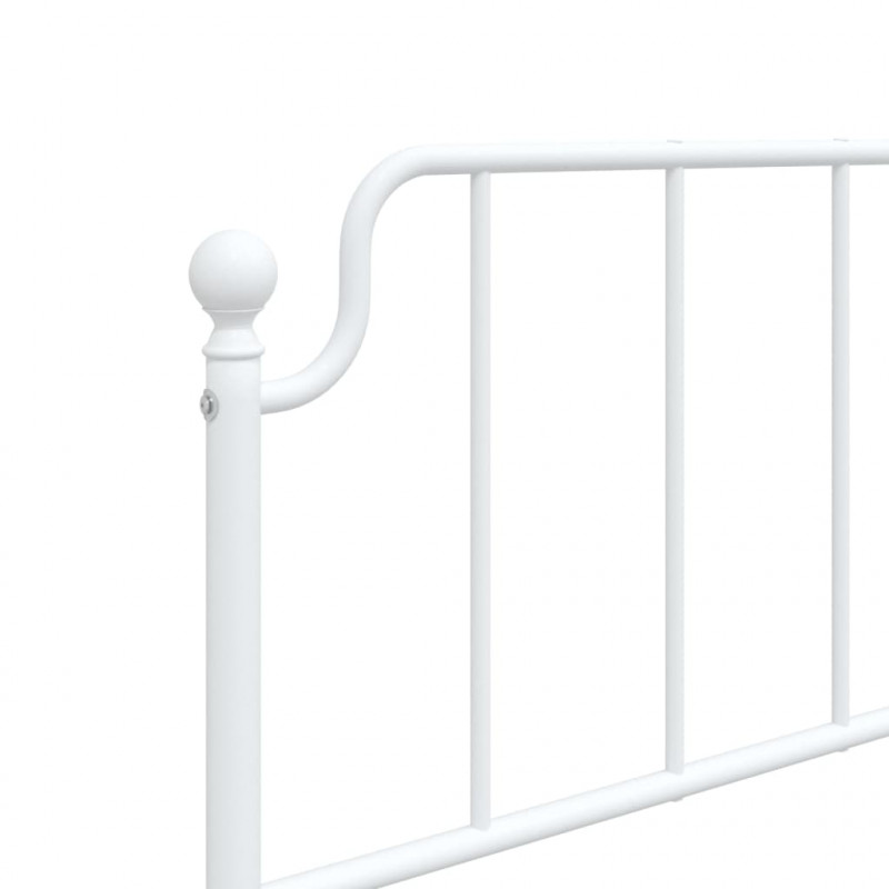 Metalowe wezgłowie, białe, 107 cm